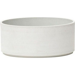 ArtPlast Γλάστρα Στρογγυλή Πλαστική Λευκή 18x7.5cm ATA.018.SB.BI