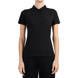 4F Γυναικεία Αθλητική Μπλούζα Polo Μαύρη 4FWMM00TPTSF0768-20S