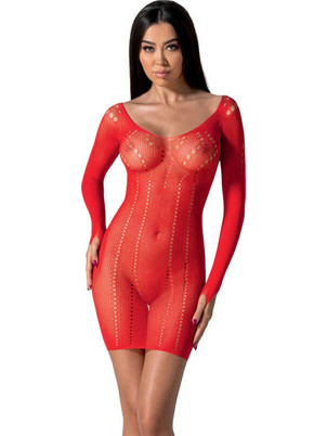 Passion Sexy Φόρεμα Διχτυωτό Κόκκινο BS101