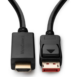 Microconnect Καλώδιο DisplayPort 1.4 to DisplayPort Male 1.5m Black 5704174300502
