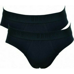 Helios Ανδρικά Σλιπ Βαμβακερά Μαύρα 2Pack 85195-2