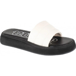 Joma Γυναικείες Παντόφλες Καλοκαιρινές Flatforms Μαύρες Μπεζ SDUNLS2502