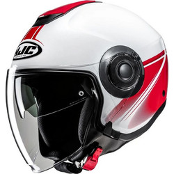 HJC i40N Vision MC1 White Red Κράνος Μηχανής Jet