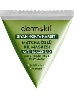 Dermokil Anti-Blackhead Matcha Κρεμώδης Μάσκα Προσώπου για Ακμή & Λάμψη με Άργιλο 9ml
