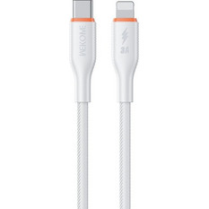 Wekome WDC-121 USB-C to Lightning Cable 27W 1m White