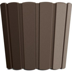Prosperplast Γλάστρα Στρογγυλή Πλαστική Καφέ 28.5x25.6cm DDE290-R222