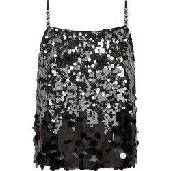 DKNY Γυναικείο Χειμερινό Top με Παγιέτες Ασημί P4HH6XVH-BWG