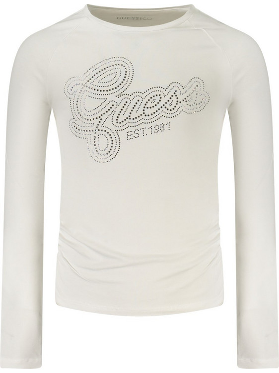 Guess Παιδικό T-Shirt Μακρυμάνικο Λευκό J6YI10K3713-G011