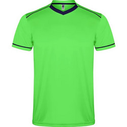 Roly Racing Φανέλα Ποδοσφαίρου Lime Μαύρη 0452
