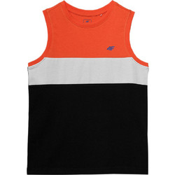 4F Παιδικό T-Shirt Αμάνικο Κόκκινο Μαύρο 4FJWSS24TSLEM038-62S