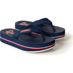 Rip Curl Malibu Γυναικείες Σαγιονάρες Flatforms Navy Μπλε 17EWOT-0049