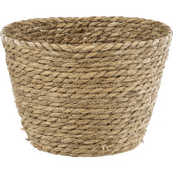 Globostar Sifnos Κασπώ Καλάθι Δαπέδου Μπεζ 22x15cm 20267