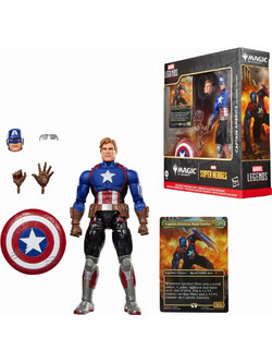 Hasbro Marvel Legends Series Magic The Gathering Captain America Φιγούρα Δράσης για 13+ Ετών 15cm