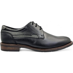 Softies Ανδρικά Σκαρπίνια Derby Δερμάτινα Μαύρα 6351-1950-9