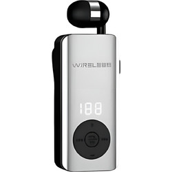 Q6 Ακουστικό Bluetooth In Ear Πέτου Silver