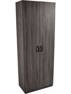 Ankor Δίφυλλη Ντουλάπα Ρούχων Καφέ 60x36x175cm 855148
