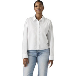 Levi's Μακρυμάνικο Γυναικείο Πουκάμισο Βαμβακερό Mονόχρωμο Λευκό 003P2-0007