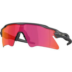 Oakley OO9541 06 Ανδρικά Γυαλιά Ηλίου Μάσκα Κοκάλινα Μαύρα με Ροζ Φακό