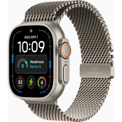 Apple Watch Ultra 4 Cellular 49mm Titanium Natural Milanese Loop Natural
