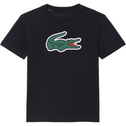 Lacoste Παιδικό T-Shirt Κοντομάνικο Μαύρο 3TJ2725-031