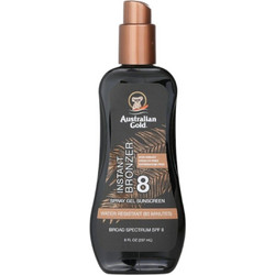 Australian Gold Instant Bronzer Αδιάβροχο Gel Μαυρίσματος Σώματος SPF8 237ml