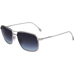 Paul Smith PSSN07958FOST Ανδρικά Γυαλιά Ηλίου Τετράγωνα Μεταλλικά Ασημί με Μπλε Φακό