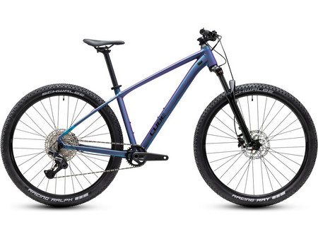 Cube Aim SLT 2027 Mountain Bike 29" Αλουμινίου με 12 Ταχύτητες και Δισκόφρενα Μαύρο Μωβ