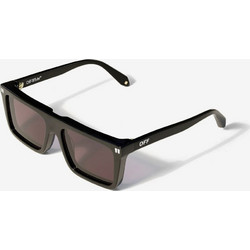 Off White 1045 1007 Γυαλιά Ηλίου Τετράγωνα Κοκάλινα Μαύρα με Καφέ Φακό