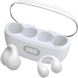 AM-TW02 Ακουστικά Bluetooth Open Ear Ανθεκτικά στο Νερό White
