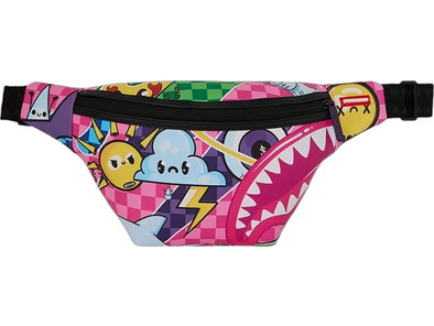 Sprayground Wild Wtf Τσαντάκι Μέσης Φούξια B9453
