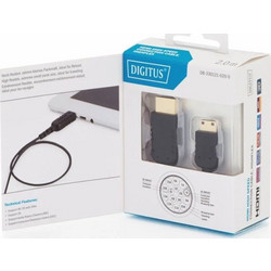 Digitus Καλώδιο HDMI Male to Mini HDMI Male 2m Black DB-330121-020-S