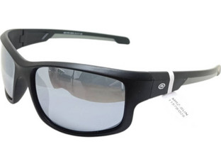 Moritz MZ11578 MQ03 Ανδρικά Γυαλιά Ηλίου Ορθογώνια Κοκάλινα Μαύρα με Γκρι Φακό