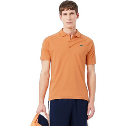 Lacoste Ανδρική Μπλούζα Polo Κοντομάνικη Πορτοκαλί DH3201-IY0