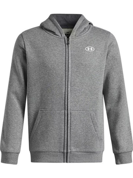Under Armour Παιδική Ζακέτα Φούτερ με Κουκούλα και Φερμουάρ Γκρι 6013383-025