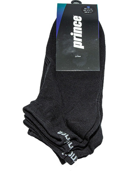 Prince Ανδρικές Κάλτσες Κοντές Μαύρες 3Pack 6912001-01