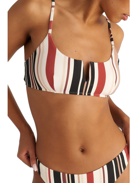 Sugarfree Bikini Top Μπουστάκι Εκρού Μπορντό Μαύρο 26801005-301