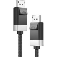 Alogic Καλώδιο DisplayPort to DisplayPort Male Braided 2m Black FUDP2-SG