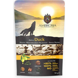 Ambrosia Mediterranean Adult Single Protein with Duck 150gr