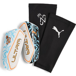 Puma Neymar Jr Ultra Light Sleeve Παιδικές Επικαλαμίδες Ποδοσφαίρου Γαλάζιες Λευκές 031034-01