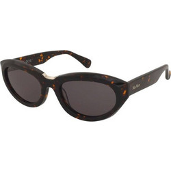 Max Mara MM0203 52A Γυναικεία Γυαλιά Ηλίου Οβάλ Κοκάλινα Ταρταρούγα με Μαύρο Φακό