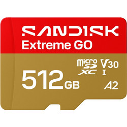 Sandisk Extreme GO microSDXC 512GB U3 V30 UHS-I A2 190MB/s