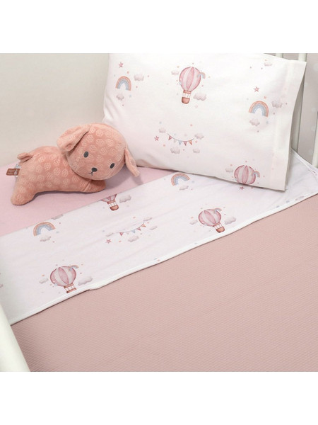 Baby Oliver Des 422 Κουβέρτα Αγκαλιάς 75x95 Ροζ