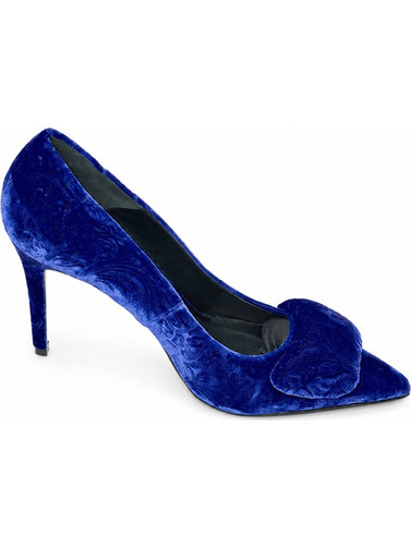 Loriblu Γόβες Suede με Τακούνι Στιλέτο Μπλε 6AYSC35135108