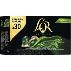 L'Or Κάψουλες Espresso Brazil Συμβατές με Μηχανή Nespresso 30τμχ