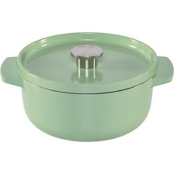 KitchenAid Πυρίμαχη Μαντεμένια Κατσαρόλα Στρογγυλή με Καπάκι 22cm 3.3lt CC007433-001