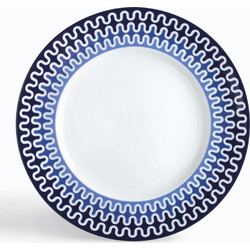 Ιωνία Illusion Blue Πιάτα Ρηχά Πορσελάνης 6τμχ 8092020