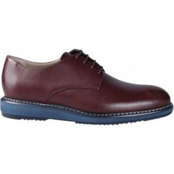 Clarks Kenley Walk Ανδρικά Σκαρπίνια Derby Δερμάτινα Μπορντό 26120699