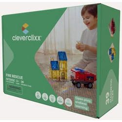 Cleverclixx Magnetic Tiles Fire Rescue