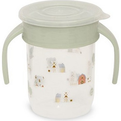 Interbaby Farm Εκπαιδευτικό Ποτηράκι 360 Green 240ml
