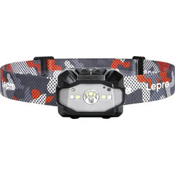 Lepro 320022 Επαναφορτιζόμενος Φακός Κεφαλής 600lm